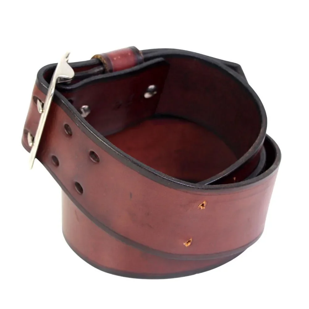 SADDLE BROWN GENUINE LEATHER 2